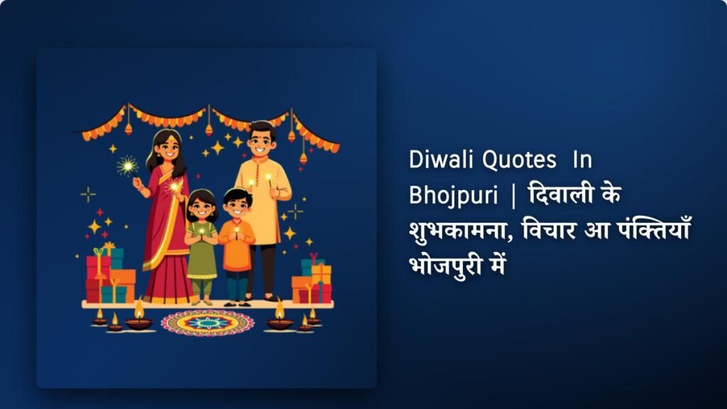 250+ Best Diwali Quotes ​In Bhojpuri | दिवाली के शुभकामना, विचार आ पंक्तियाँ भोजपुरी में
